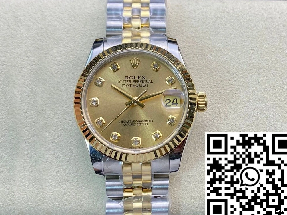 31MM Factory EW Gold Rolex Yellow Datejust M278273-0026 1224